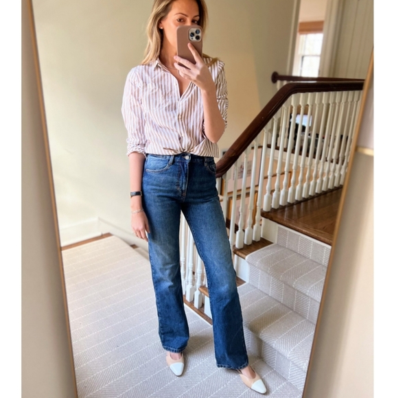 Sezane Serge Dark Denim size 38/6 - Picture 11 of 11